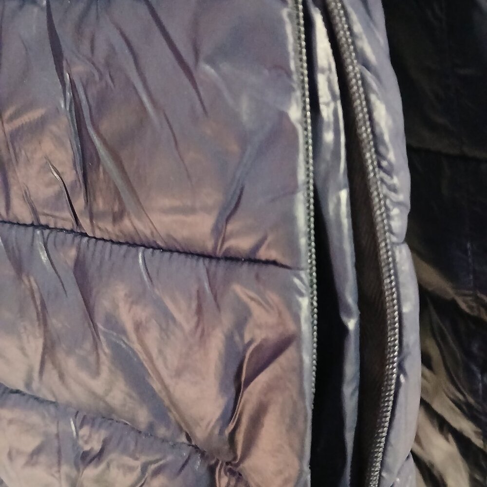 Gap Women's Navy Blue Quilted Puffer Jacket SZ SP GUC - Picture 3 of 9